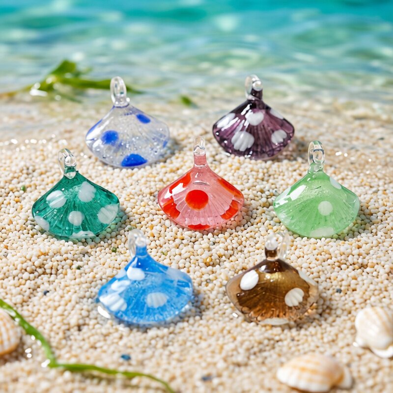 Marine Aquarium Orp - Colorful Mini Sea Shell Charm Glass