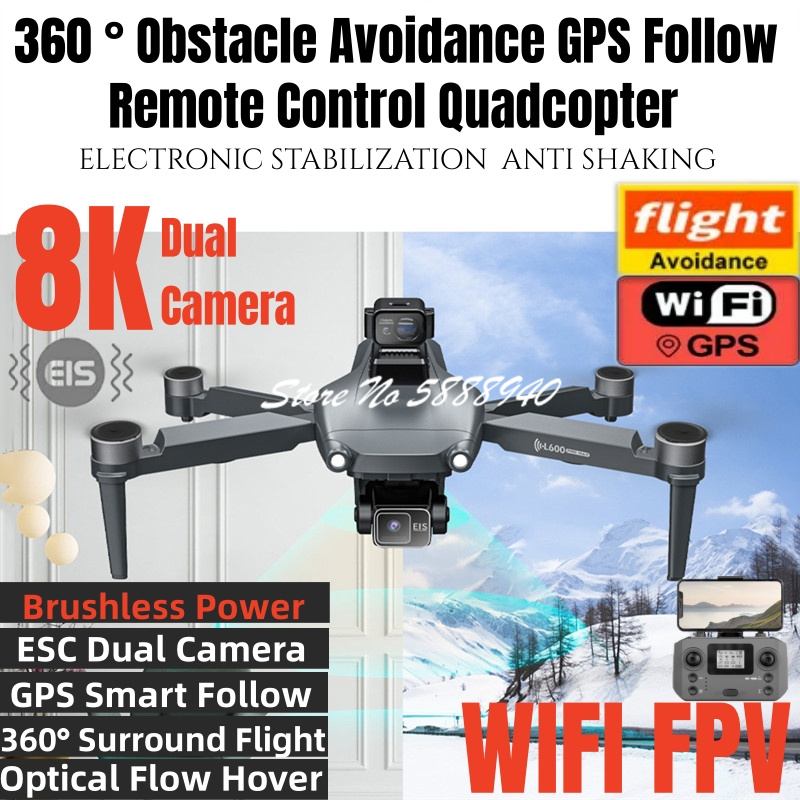 Overflow Box Dual - 360 ° Obstacle Avoidance GPS Smart