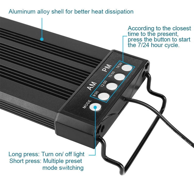 Aquarium LED Lighting 24/7 Hou - Marine Aquarium Hours review and price