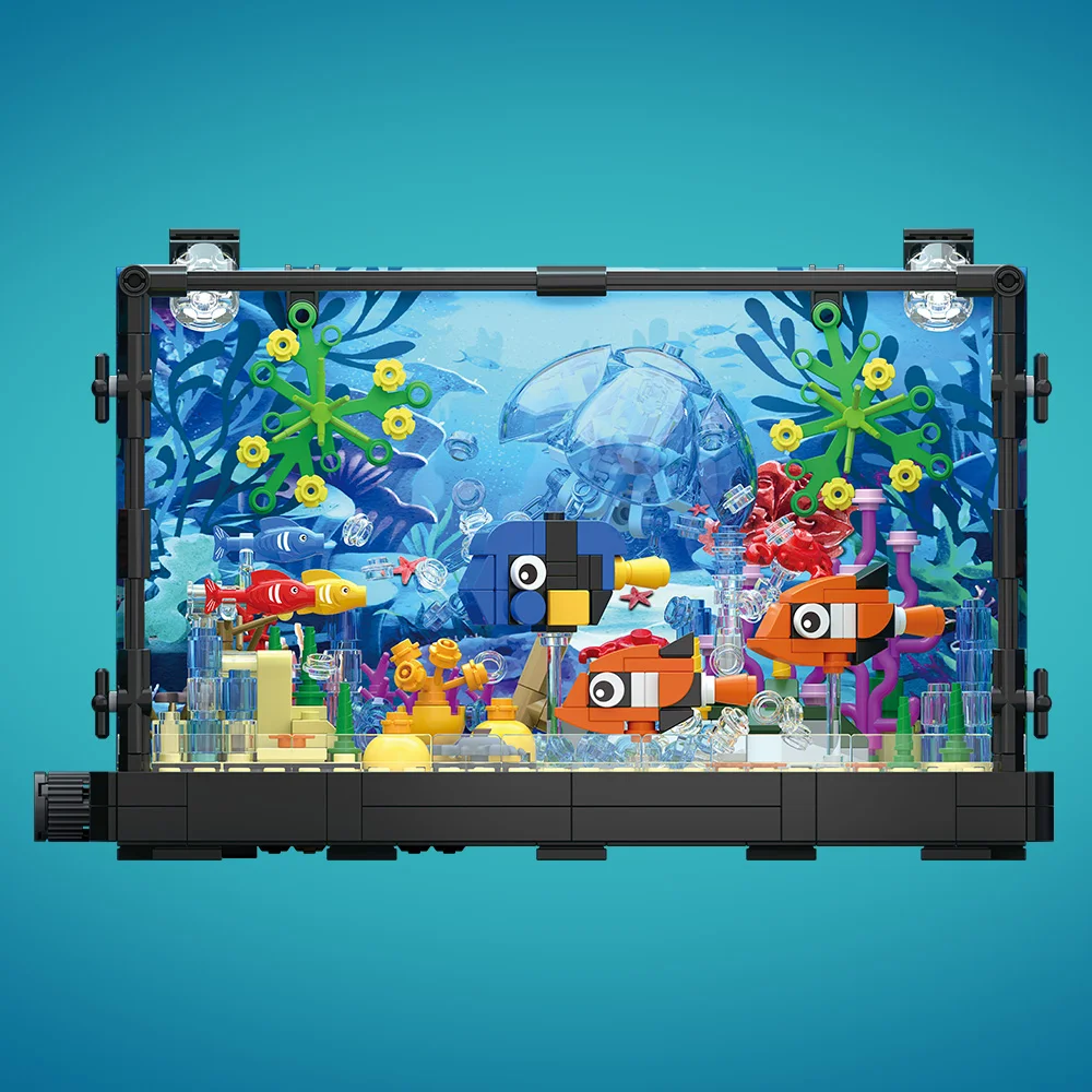 Fish Tank Building Block Set w - Marine Aquarium Cube review and price