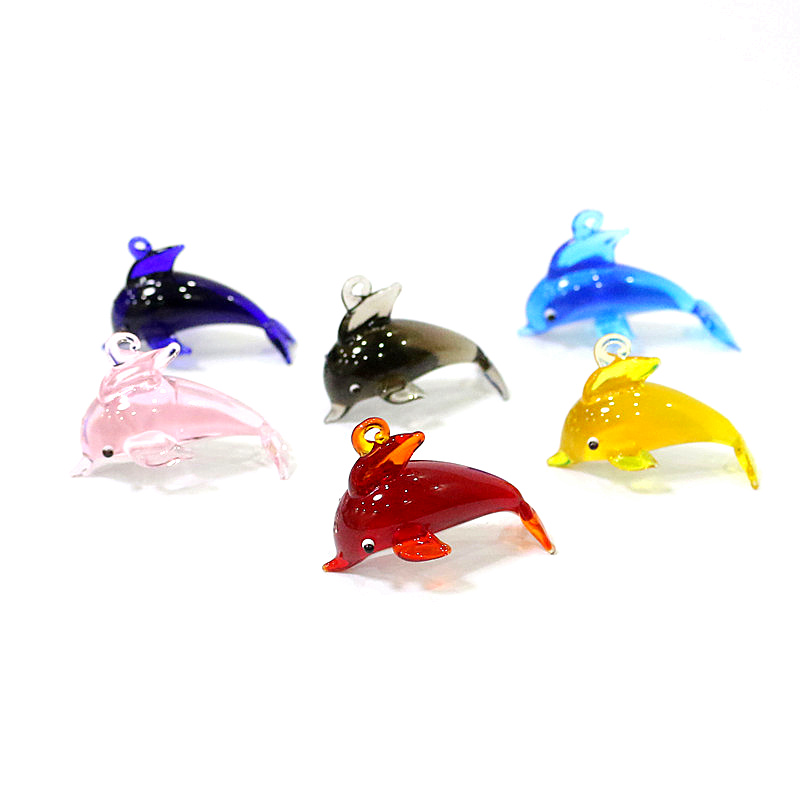 Cute Dolphin Charm Glass Penda - Marine Aquarium Orp review and price