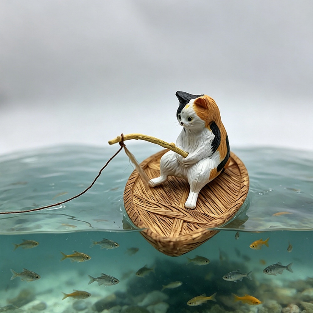 Creative Cat Fishing Boat Aqua - Marine Aquarium Orp review and price