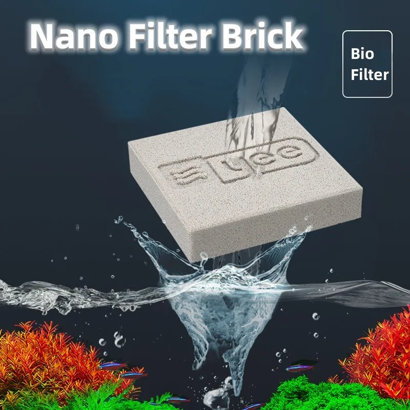 1/2pcs Fish Tank Nano Ceramic  - Marine Aquarium Cube review and price