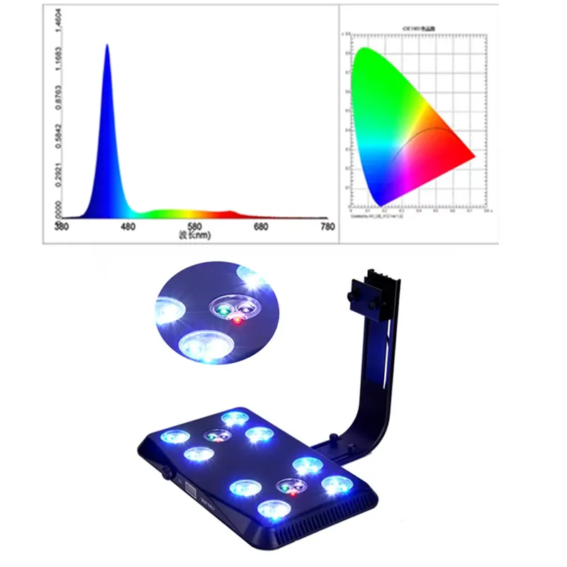 90W RGB Coral Light for Intell - Marine Aquarium Hours review and price